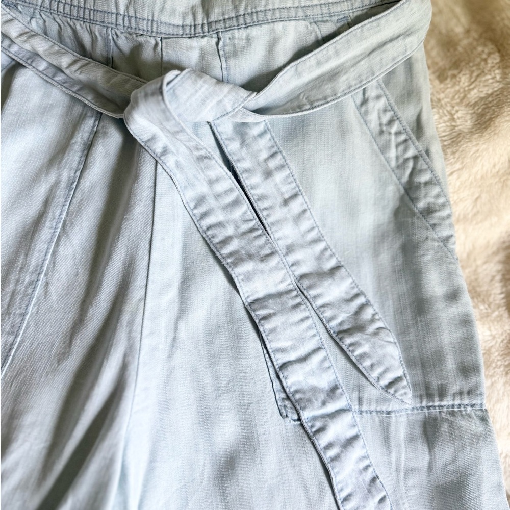 Anthropologie Cloth & Stone Chambray Pants